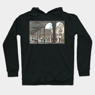 Gentlemen in a square with arches Hoodie